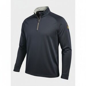 Swannies Golf Quarter Zip Pullover Men's XL Navy Performance Stretch Mock Neck